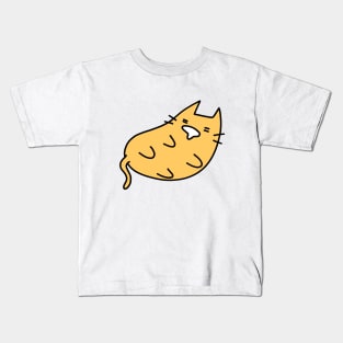 Lazy Cat taking a nap Kids T-Shirt